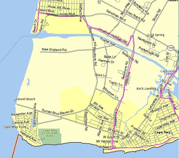 Map of route.